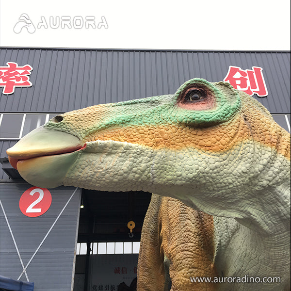Dinosaur Robot Yellow Animatronic Hadrosaur