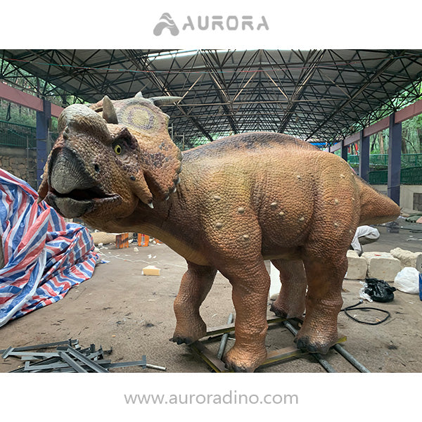 Animatronic Pachyrhinosaurus Dinosaur Singpore Garden