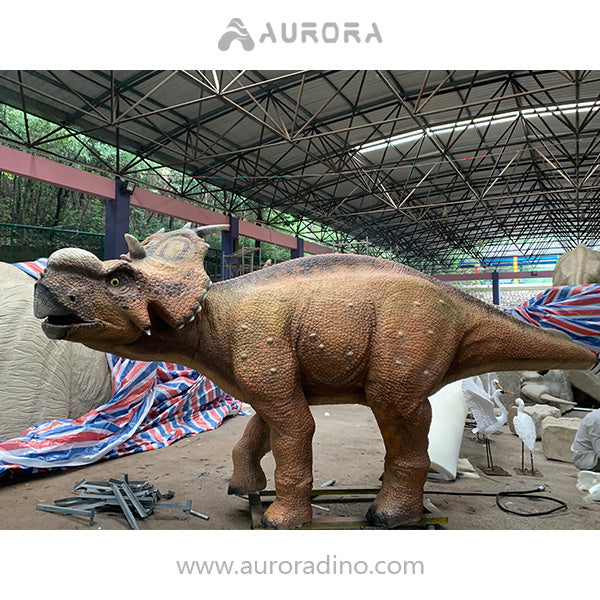 Animatronic Pachyrhinosaurus Dinosaur Singpore Garden