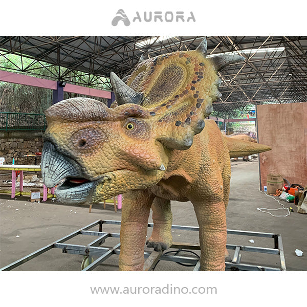 Animatronic Pachyrhinosaurus Dinosaur Singpore Garden