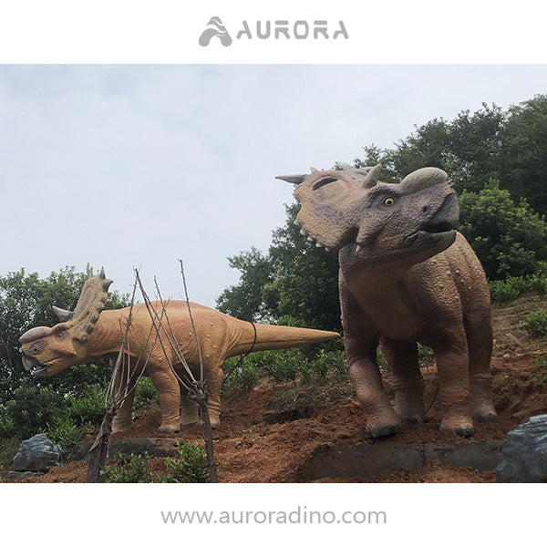 Animatronic Pachyrhinosaurus Dinosaur Singpore Garden