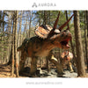 Animatronic Triceratops Dinosaur in US Dino Adventure