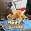 Hatching Oviraptor Animatronic With Dinosaur Egg Babies