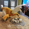 Hatching Oviraptor Animatronic With Dinosaur Egg Babies