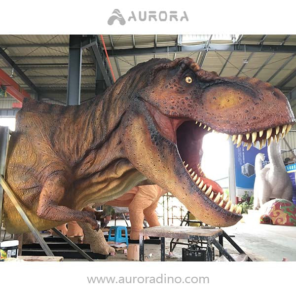 Animatronic T-rex Head Model Sculpture For Jurassic Park