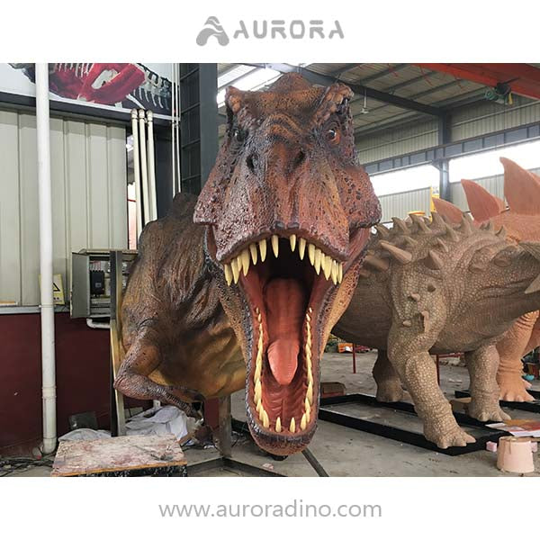 Animatronic T-rex Head Model Sculpture For Jurassic Park