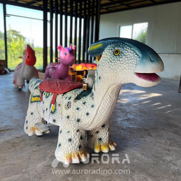 Lifelike Parasaurolophus Dinosaur Scooter