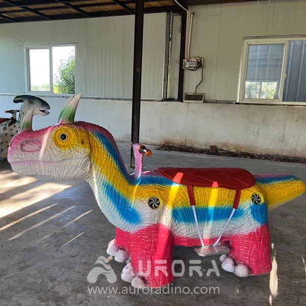 Cartoon Dinosaur Car Scooter Rides