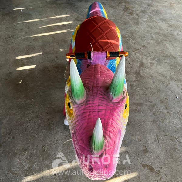 Cartoon Dinosaur Car Scooter Rides