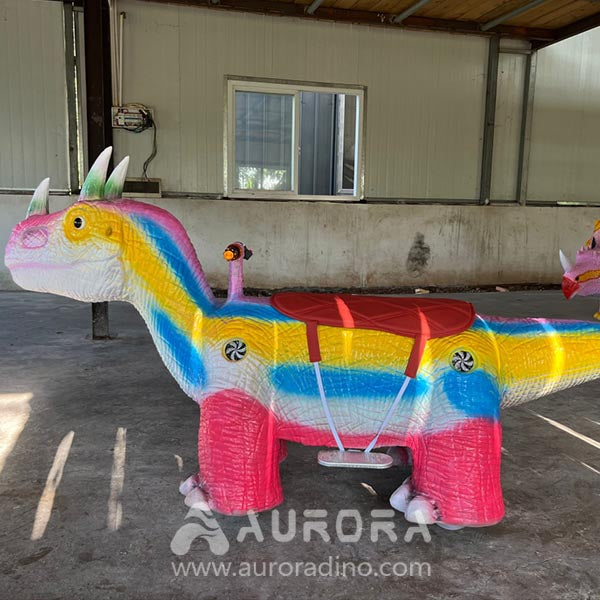 Cartoon Dinosaur Car Scooter Rides