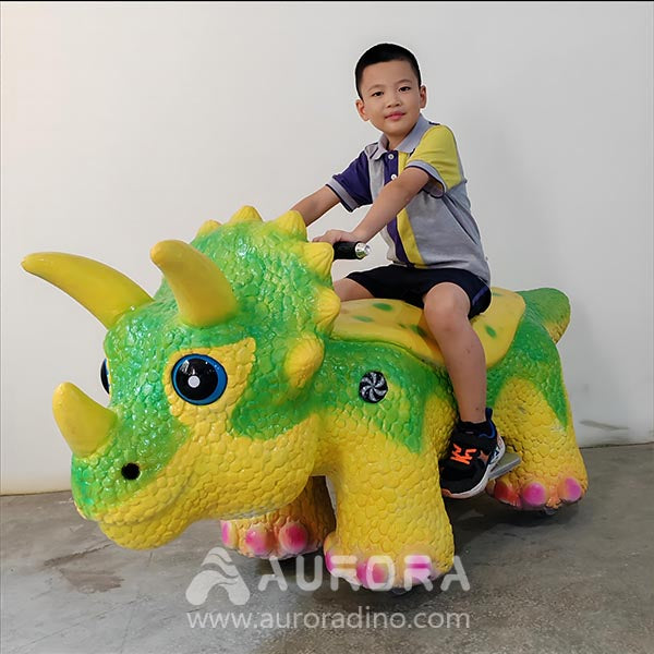 Triceratops Dinosaur Walking Rides