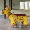 Amusement Rides Electric Mini Giraffe Animal For Kids