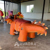 Orange Dinosaur Dragon Car