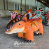 Orange Dinosaur Dragon Car