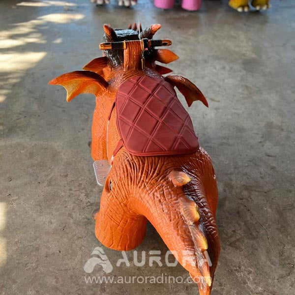 Orange Dinosaur Dragon Car