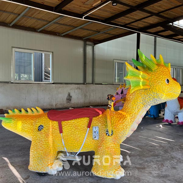 Animatronic Dinosaur Dragon Rides Scooter