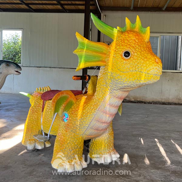 Animatronic Dinosaur Dragon Rides Scooter