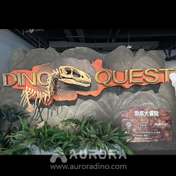3D Printed Dinosaur Head Skeleton
