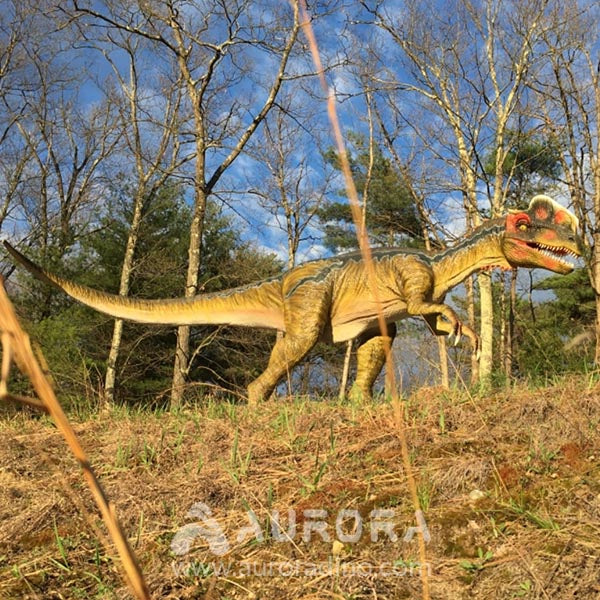 Real Dilophosaurus Animatronic Dinoaur Supplier