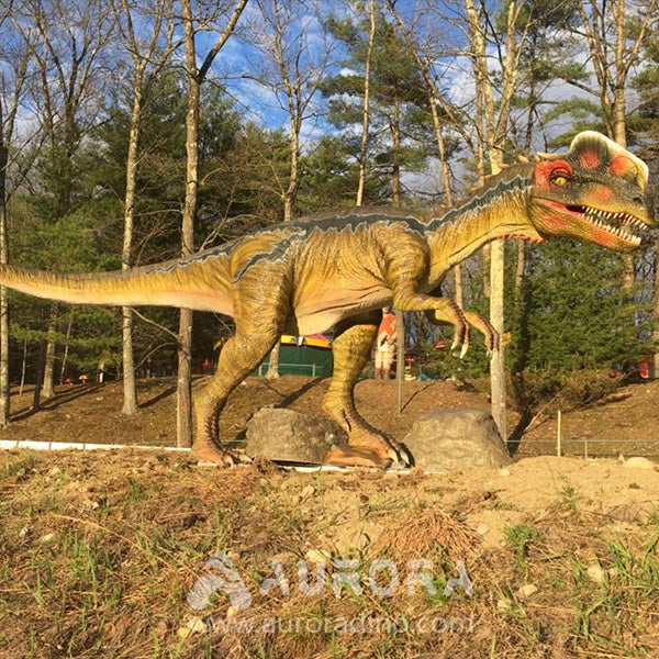 Real Dilophosaurus Animatronic Dinoaur Supplier