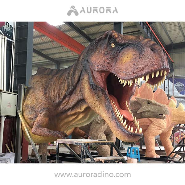 Animatronic T-rex Head Model Sculpture For Jurassic Park