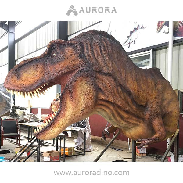 Animatronic T-rex Head Model Sculpture For Jurassic Park