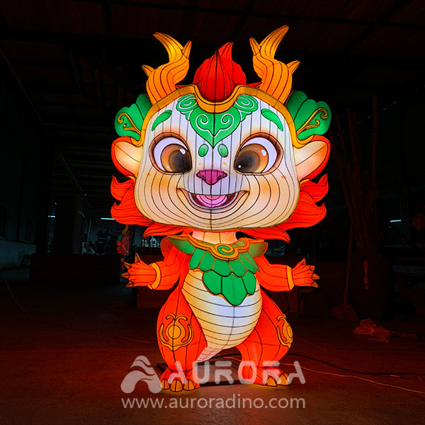 Cartoon Dragon Doll Lantern 