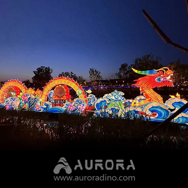 Chinese Dragon Lantern Festival Factory