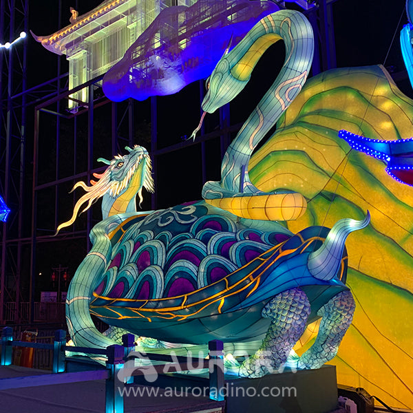 Chinese Mythical Animal Lantern -Xuanwu