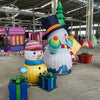 Holiday Outdoor Decoration - Christmas Tree And Snowman Lanterns by Zigong Lantern