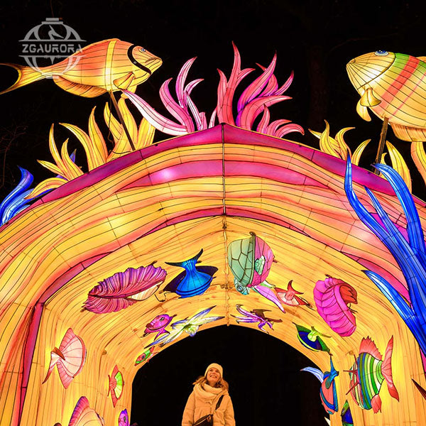 Ocean-themed Lantern Corridor Octopus Lantern Aisle