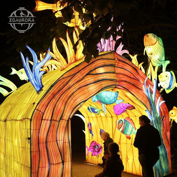 Ocean-themed Lantern Corridor Octopus Lantern Aisle