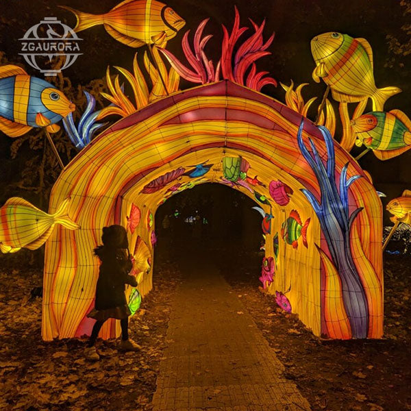 Ocean-themed Lantern Corridor Octopus Lantern Aisle