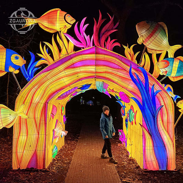 Ocean-themed Lantern Corridor Octopus Lantern Aisle