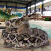 Giant Animatronic Rattlesnake Animal Model
