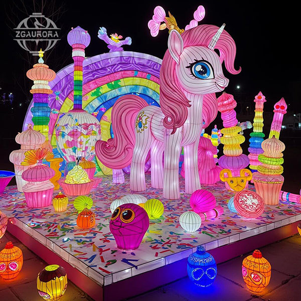 anime my little pony lantern cartoon animal lantern festival