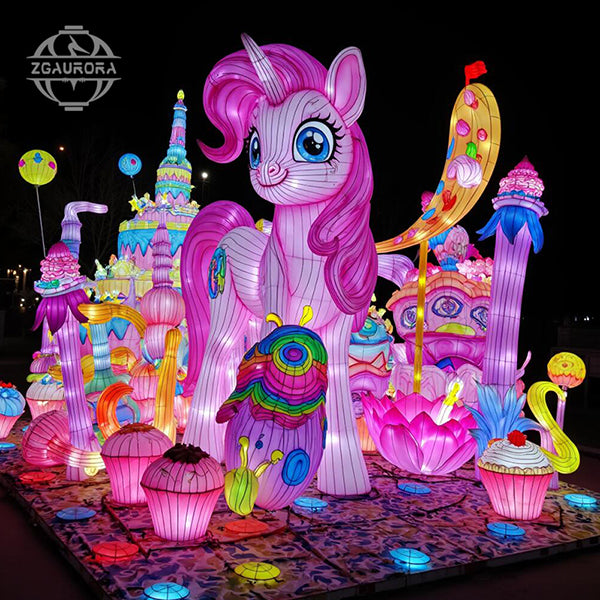 anime my little pony lantern cartoon animal lantern festival