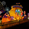 Halloween Pumpkin Ghost and Skeleton Lantern 