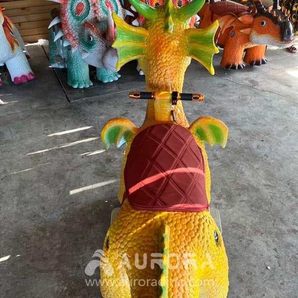 Animatronic Dinosaur Dragon Rides Scooter