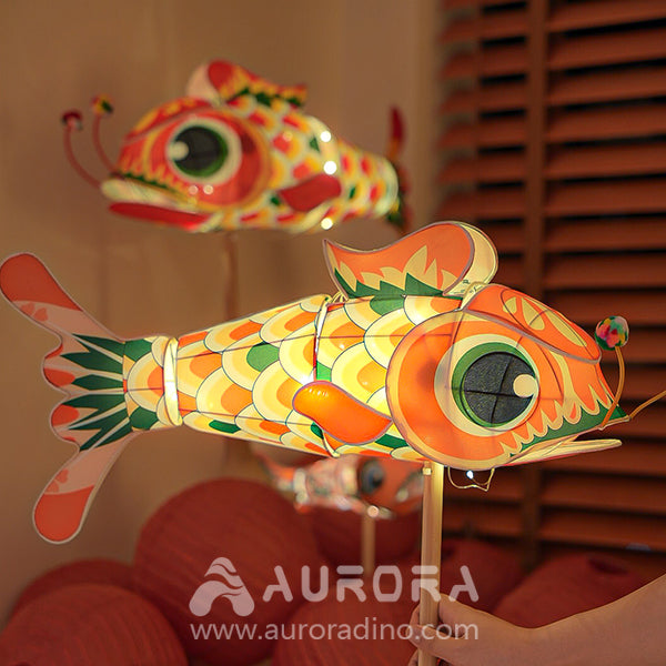 Handheld Fish Lantern For Nights Events