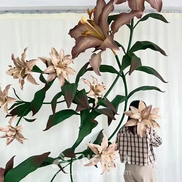 Simulation EVA Gaint Waterproof Flower For Decoration