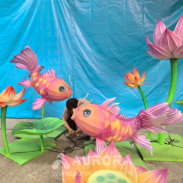 Goldfish And Lotus Lighting