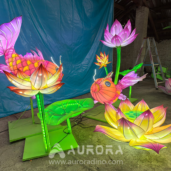 Goldfish And Lotus Lighting