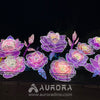 Peony Flower Lantern Moving Decoration For Park Lantern Festival